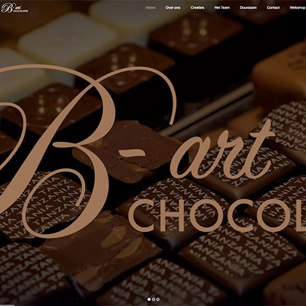 Bart chocolates website klein iKREATIV